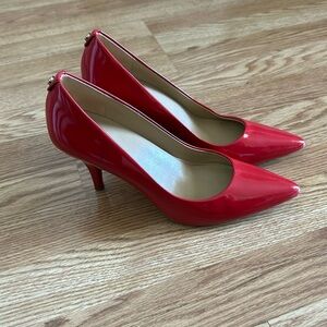 Michael Kors Patent Red Heels